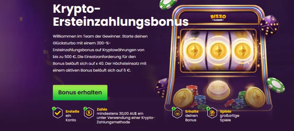 bizzo no deposit bonus